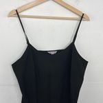 Nanette Lepore  Slip Dress Black Spaghetti Straps Size 14 Photo 2