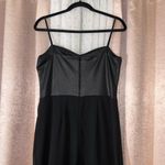 Bebe Size L Black Sweetheart Neckline Jumper Photo 9