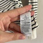 Gap Black and White Striped Long Sleeve Tee Stretch Comfy Casual XL Neutral Photo 2