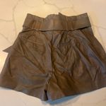 ZARA Leather Shorts Photo 1