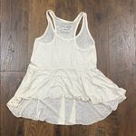 Free People  Irma Burnout Drape Flowy Cream Tank Photo 1