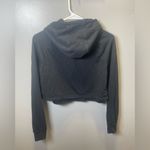Gymshark Women's Black Cropped Athletic Hoodie Sweatshirt Size Medium Photo 1