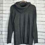INC International Concepts Dark Grey Wool Cowl Turtleneck Sweater Women’s S Y2K Gray Photo 0
