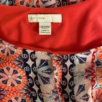 C Est 1946 Flouncy Breezy Pattern Tank Round Neck Slit Front & Side Size 18/20W Blue Photo 4