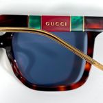 Gucci NEW  Square Sunglasses GG0599SA Tortoiseshell Pearlescent Havana Blue Photo 7