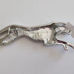Vintage Jaguar Panther Cougar Big Cat Brooch Pin Silver Tone Photo 1