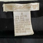 Gold Hawk Black Cotton Silk Black Mini Sequin Cocktail Evening Party Dress S Photo 3