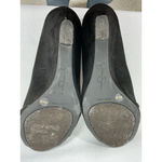 Jessica Simpson Womans Sienna Slipon Wedge Pumps 8 M Knotted Black Photo 6