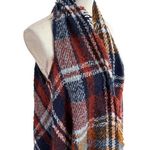 PLAID Womens Oversized Asymmetrical Scarf Vest One Size Size undefined Photo 2