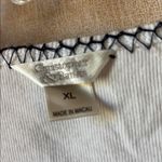 Christopher & Banks  White V-Neck Top with Colorful Buttons Photo 2