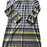 Emma & Michele  Women's Dress Bell Long Sleeve Black Abstract Print Size‎ XL Photo 0