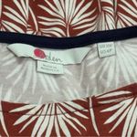 Boden Lucie Tunic Dress in Orange White Floral Print Fall Holiday Feminine 6P Photo 6