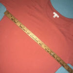 Abound  Distressed midi dress puffy short sleeves salmon color NEW size XL Photo 5