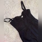 House Of CB NWOT  'Bellissima' Black Sweetheart Midi Pockets Dress sz M Photo 5