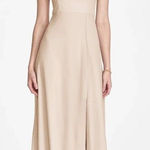 WTOO BY WATTERS Milena Bridesmaid Dress Tan Size 0 Photo 0