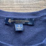Brooks Brothers  Women’s Navy Supima Cotton Crew Neck Button Sweater Cardigan Sm Photo 6