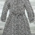 Rebecca Taylor REBECCA‎ TAYLOR Leopard Cheetah Print Silk Long Sleeve Mini Dress Size 6 Photo 0