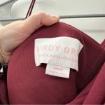 Birdy Grey  Kira Chiffon One‎ Shoulder Bridesmaid Dress in Cabernet Sz S NEW Photo 6