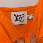 Princess Polly  Bright Orange Bow Top Cutout Mini Dress Photo 3
