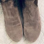 Grey suede over the knee tassel boots. Gray Size 7 Photo 5