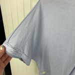 Simply Southern  Knit Oversized Henley Tee Women's Size Small Baby Blue Bohemian Photo 4