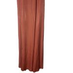 Show Me Your Mumu NWT Rustic Mauve Sheen Jenn Maxi Dress Small Deep V Neck Satin Photo 3