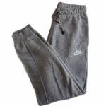 Nike Women's Sportswear Essential Fleece Jogger Pants — Dark Grey Heather Photo 2