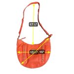 Nicole Miller Coral Satchel with Gold Studs & Braiding Photo 6