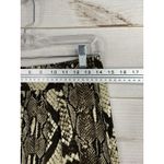 Michael Kors Skirt Sz M Snake Print Faux Wrap Stretch Pull On Elastic Waist Knee Photo 3