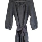 Vince EUC Alpaca Wool Cashmere Blend Snap Front Tunic Sweater Grey Size Medium Photo 0