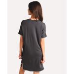 Monrow Revolve Navy Super Soft Blanket Stitch Casual Shirt Dress Size Small Blue Photo 2