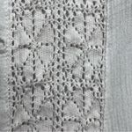 American Eagle  Ivory Eyelet Crochet Boho Peasant Top Women’s Medium Sheer Ruffle Photo 11