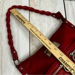 Relic  Cherry Red Y2K Faux Leather Hobo Quilted Pocket Silver Accent Shoulder Bag Photo 7