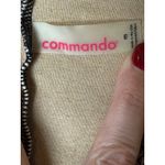 Commando Bodysuit Women Medium Brown Faux Leather Snakeskin Tee Streetwear Photo 6