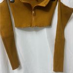 Love Culture  Tan Ribbed Off-Shoulder Top Photo 0