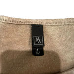 Alya Women’s Size Small - Cream Long Sleeve Crew Lace Detail Sweater Photo 1