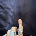 VINTAGE ELLESSE WARM UP TENNIS PANTS SZ 2 NAVY BLUE LINED DRAWSTRING LEG ZIPPERS Photo 15