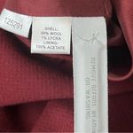 Loft Ann Taylor Purple Wool Pencil Skirt 12 Classic Preppy Goth Workwear Midi Preppy Photo 5