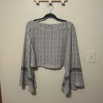 Free People Stars Aligned printed bell sleeve top Size Small Photo 2