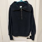 Varley  Black Cowl Neck Sweater Photo 4