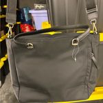 Kate Spade  chelsea Jae  Medium Satchel Tote Bag Shoulder Bag Black Nylon Photo 9