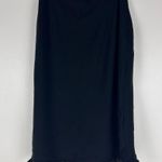 EXPRESS Vintage Rose Embroidered Black Skirt Photo 4