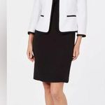 Le Suit Le‎ Suit - Whit and black Lining blazer top size 18 Photo 0