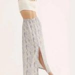 Free People NWOT Women Katie button front midi snake print Skirt Photo 3