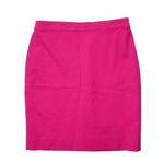 J.Crew NWT No. 2 Pencil in Neon Fuchsia Pink Bi-stretch Cotton Skirt 6 Photo 0