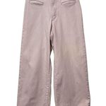 Levi's Levi’s Premium Ribcage Wide Leg Cropped Pants Pink Denim Women’s Size 29 Photo 2