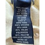 Jones New York Womans Sweater Top Beige Wool/rabbit Hair Long Sleeve SZ XL Photo 8