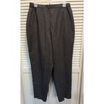 Laura Scott  Brown/Black Striped Dress Pants High Rise Zip Pockets Size 18‎ Photo 2