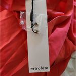 Retrofête Retrofete Sabrina Dress in Coral Size Small Halter Open Back NWT Maxi Sleeveless Photo 12