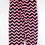 Rue 21 Pink and black chevron soft pj pants size L Photo 1